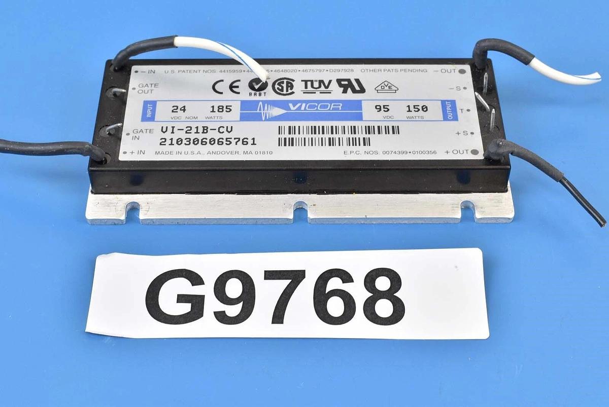 Used Vicor VI-21B-CV DC DC Converter 95V 150W