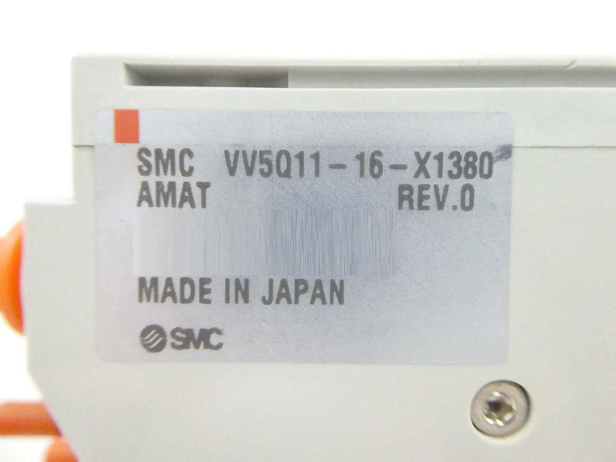 Used SMC VV5Q11 16-Port Pneumatic Manifold Reseller Lot of 4 Working Surplus