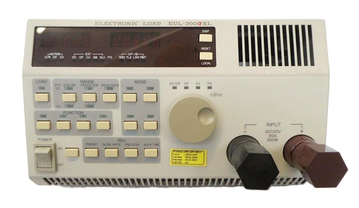 Used Fujitsu Electronic EUL-300αXL Electronic Load Module 300W Working Surplus