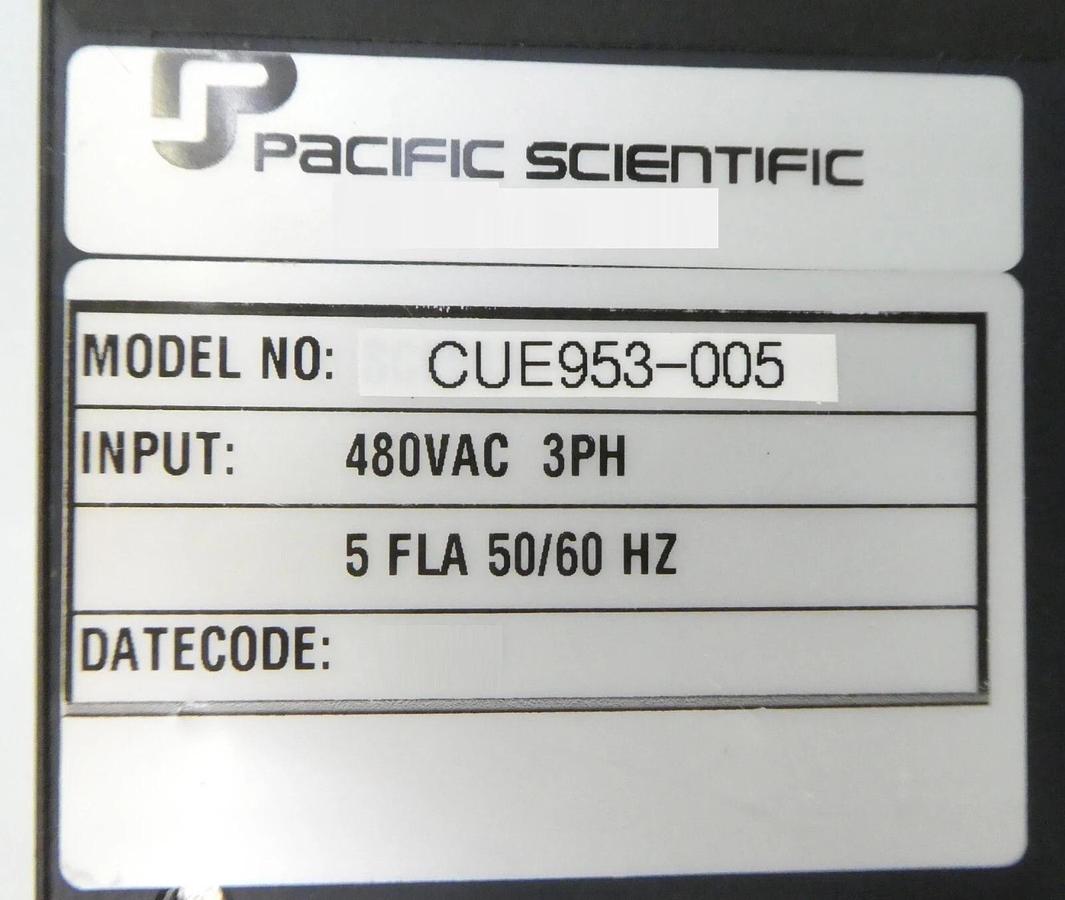 Used Pacific Scientific CUE953-005 Servo Drive Motor Controller SCE900 Series Working