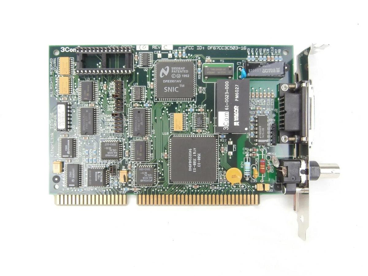 Used 3Com 8772-10 EtherLink II/16 Adapter Board PCB Card Clusterlock 7000 Spare
