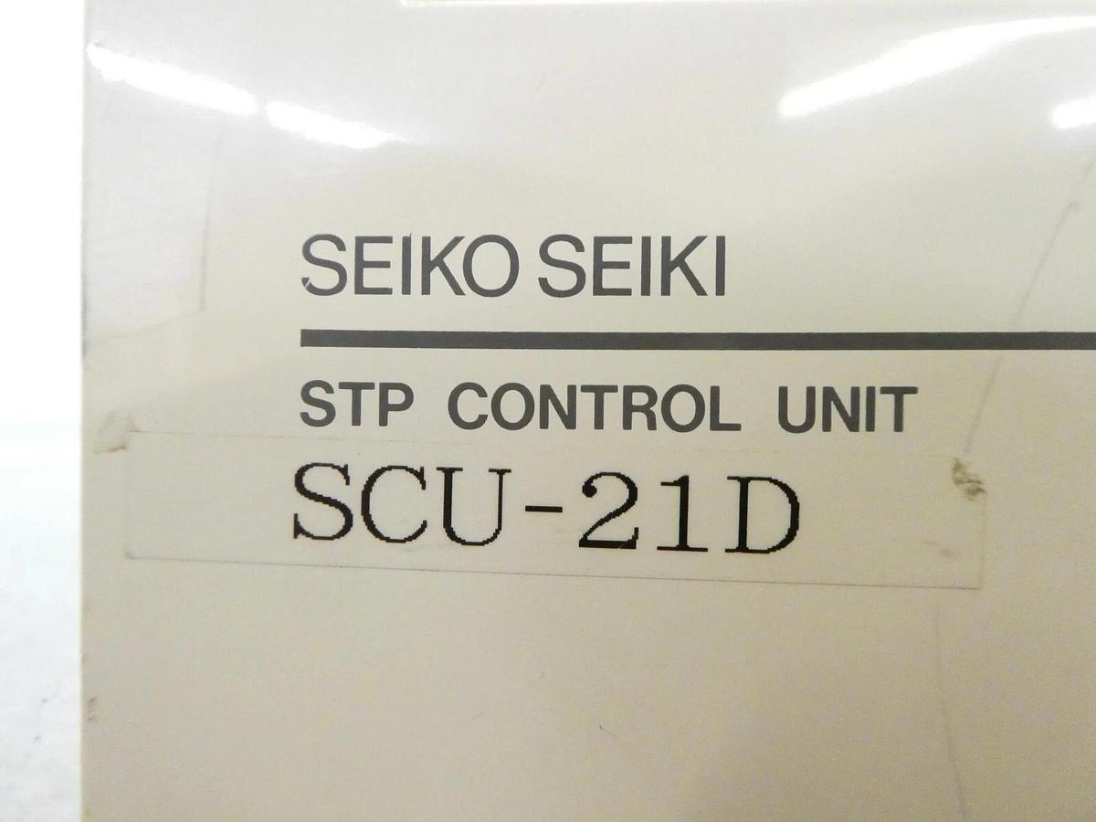 Used SCU Seiko Seiki SCU-21D Turbomolecular Pump Controller Dented Tested Working