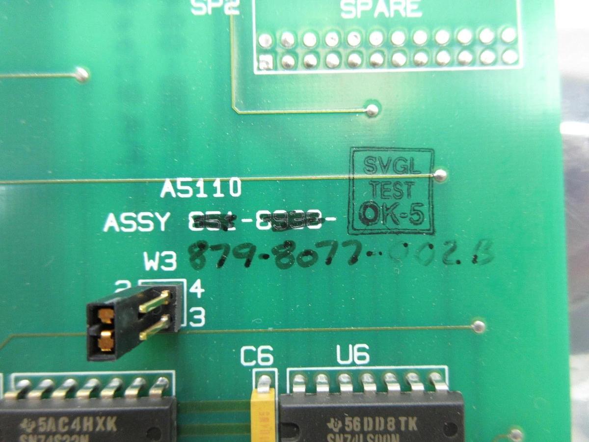 Used SVG Silicon Valley Group 879-8077-002 Processor PCB Card Rev. B 90S Used