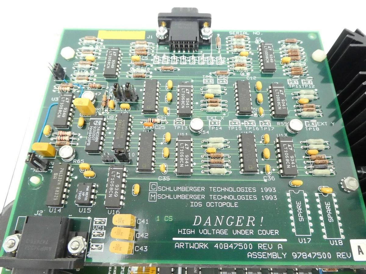 Used Schlumberger 97847555 Column Control Board PCB 97847500 IDS-1000 Working Surplus