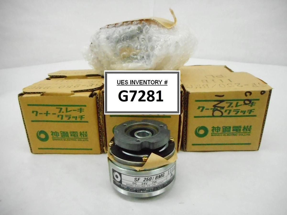 Shinko Electric SF250/BMG SF400/BMG Electromagnetic Clutch Reseller Lot of 7 New