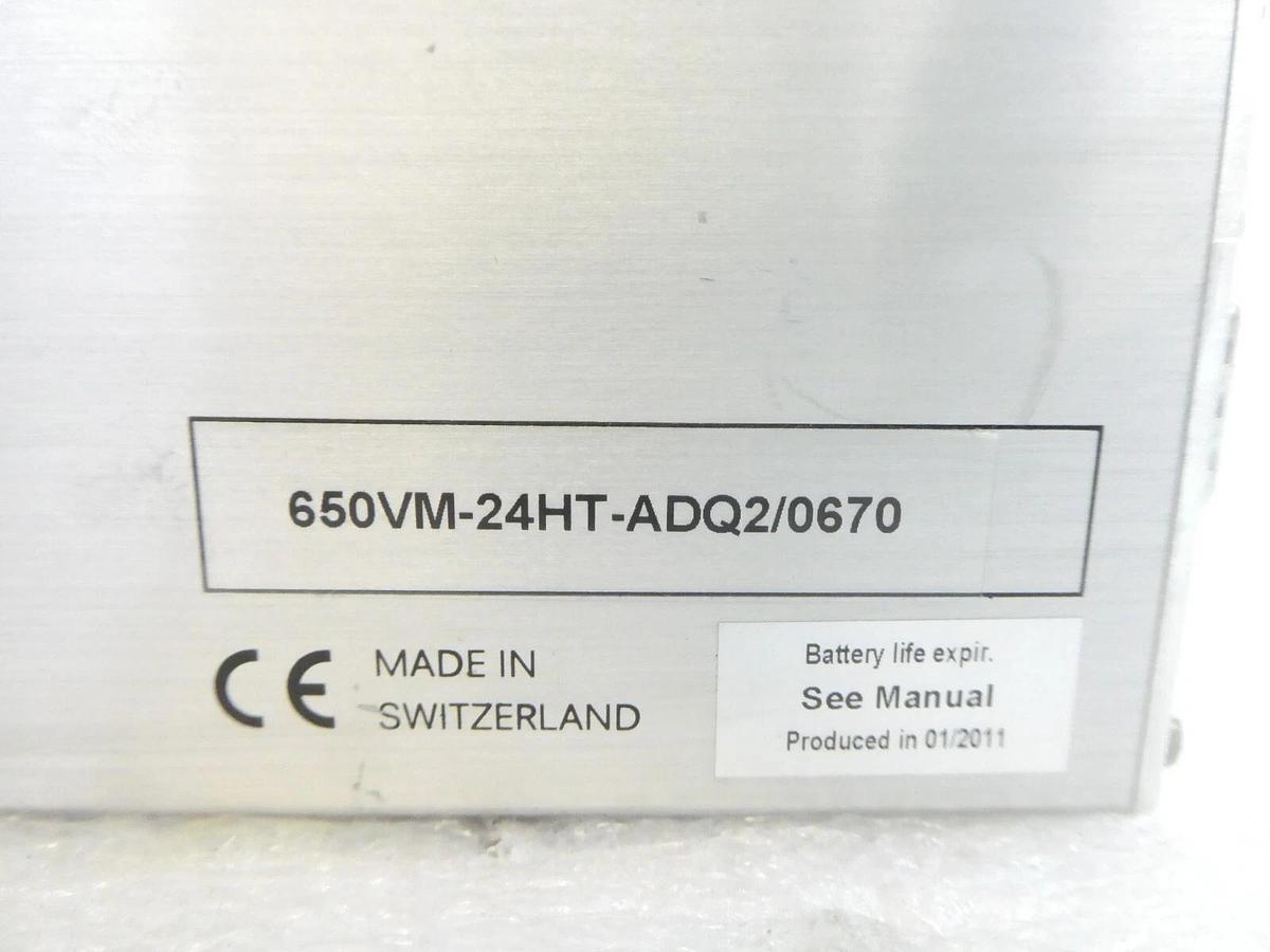 Used VAT 650VM-24HT-ADQ2 Vacuum Valve Position Controller VM-6 Working Surplus