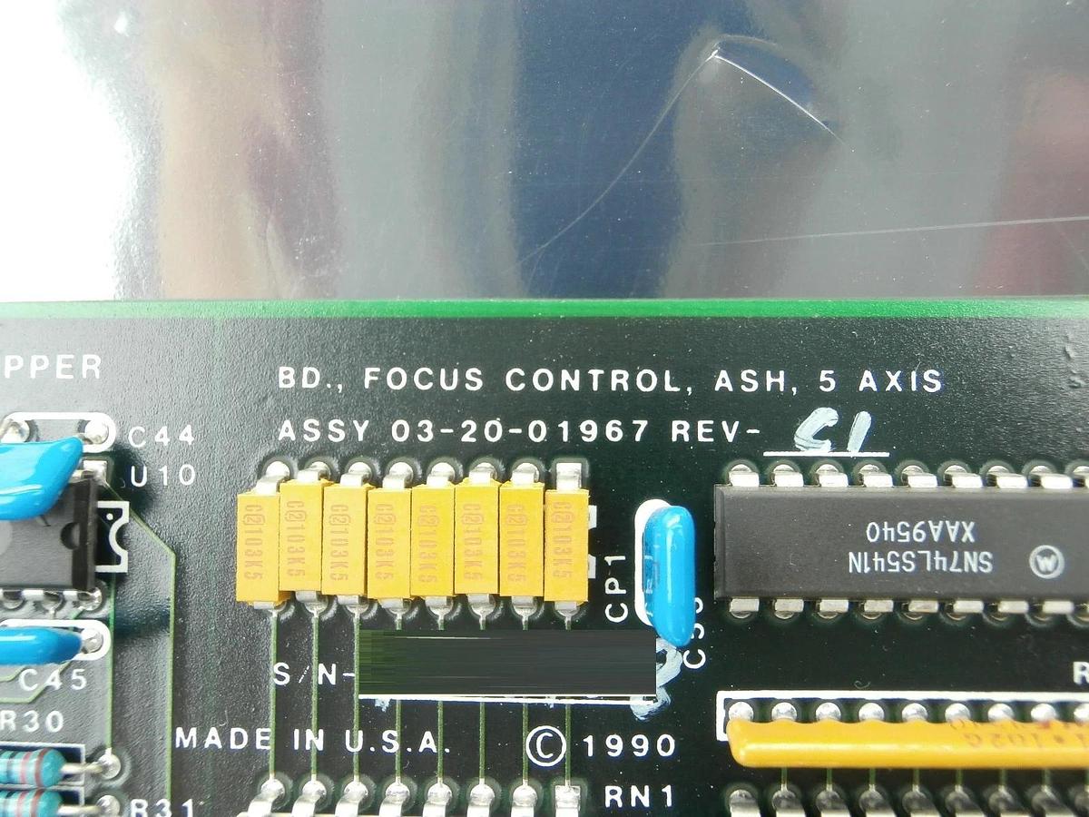 Used Ultratech Stepper 03-20-01967 5 Axis ASH Focus Control Board PCB Titan Used