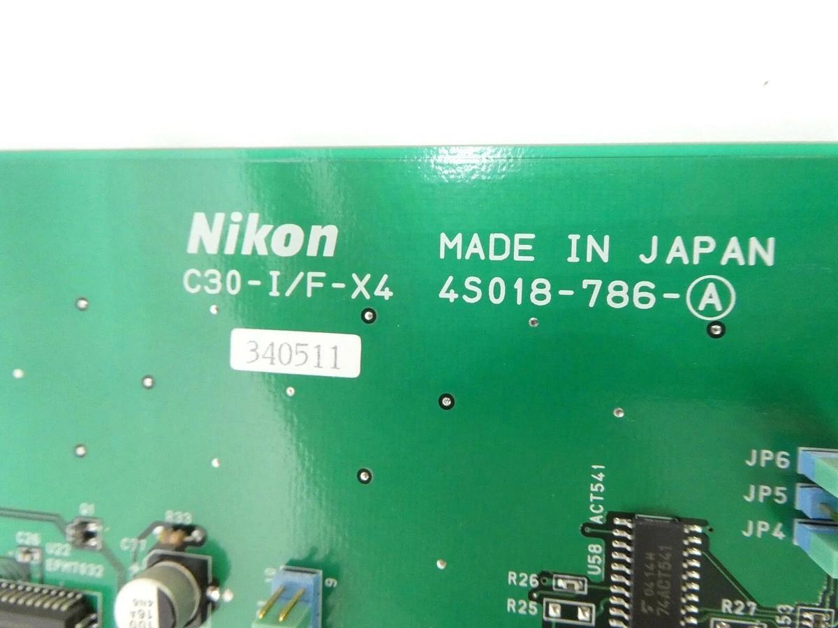 Used Nikon 4S018-786-A C30-I/F-X4 PCB Card NSR-S205C System Working Spare