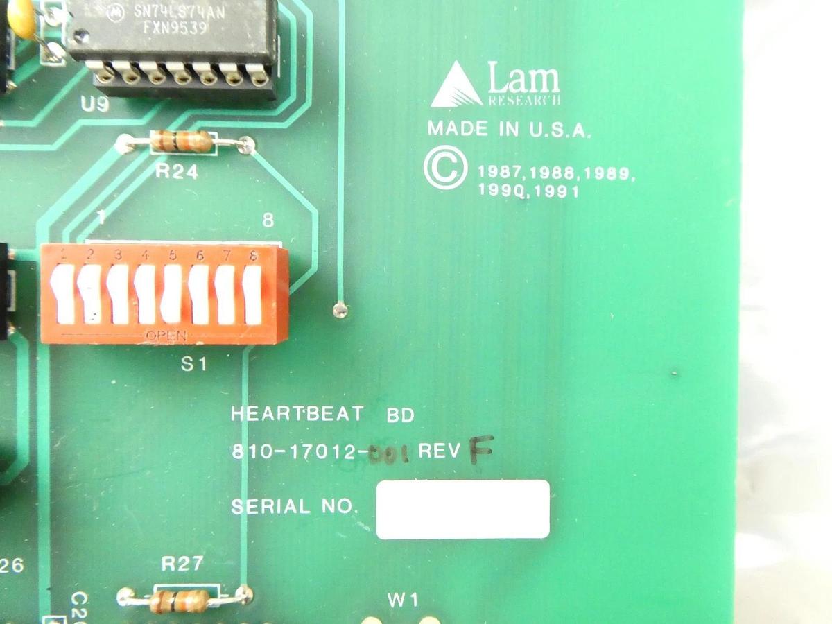Used Lam Research 810-17012-001 Heartbeat BD PCB Rev. F Rainbow 4420 Working Surplus