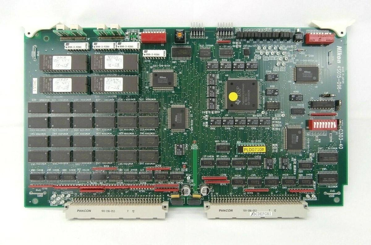 Used Nikon Precision 4S015-096 Processor Board PCB Card NK-C303-40 Working Surplus