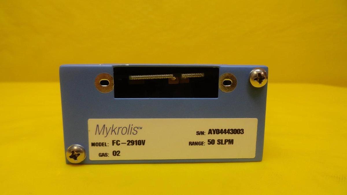Used Mykrolis FC-2910V Mass Flow Controller MFC 2900 Series 50 SLPM O2 Used Working