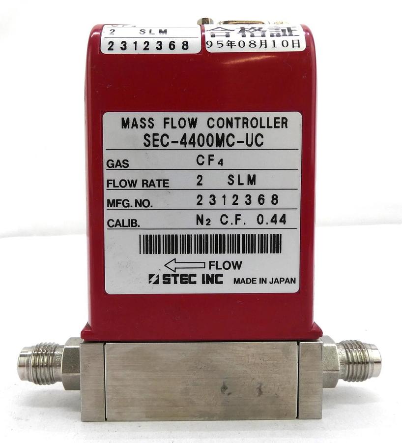 Used STEC SEC-4400MC-UC Mass Flow Controller MFC SEC-4400 2 SLM O2 Working Surplus