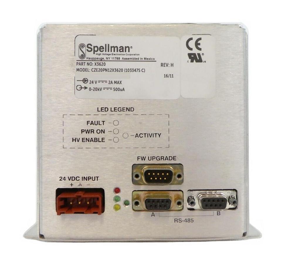 Used Spellman X3620 High Voltage Power Supply CZE20PN12X3620 AB Sciex 1033475 Working
