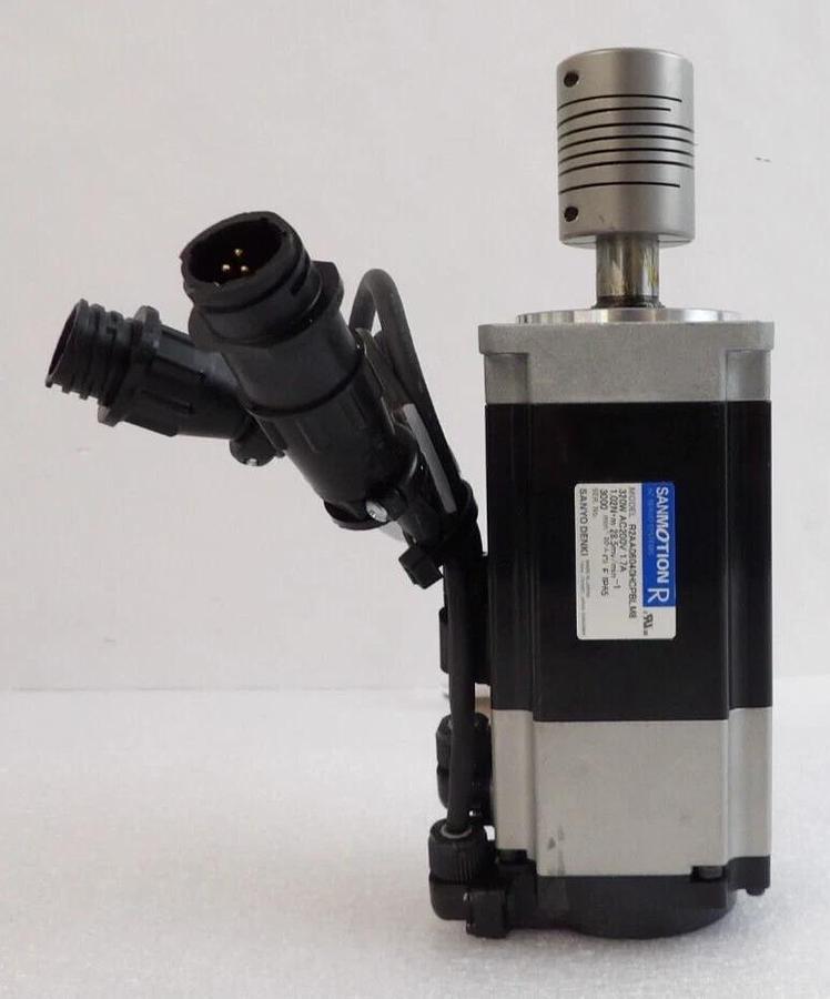 Used Sanyo Denki R2AA06040HCPBLM8 AC Servo Motor SANMOTION R Lot of 7 Working