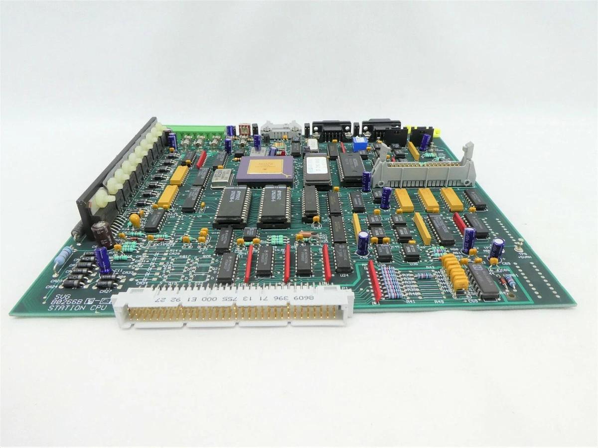 Used SVG Silicon Vally Group 80266BE-01 STACK BAKE Station CPU PCB Card 90S Working
