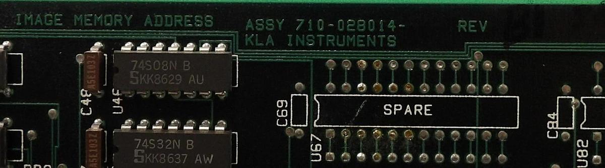 Used KLA Instruments 710-028014-00 Image Memory Address PCB Card Working Surplus