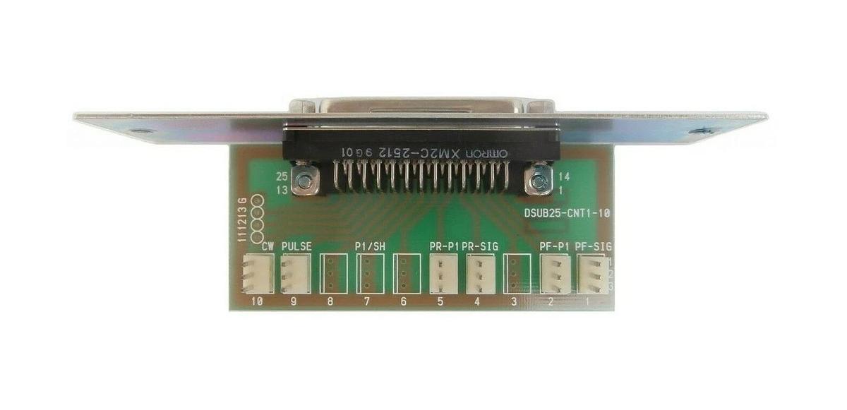 Used Pearl Kogyo DSUB25-CNT1-10 RF Monitor Connector Board PCB Working Surplus