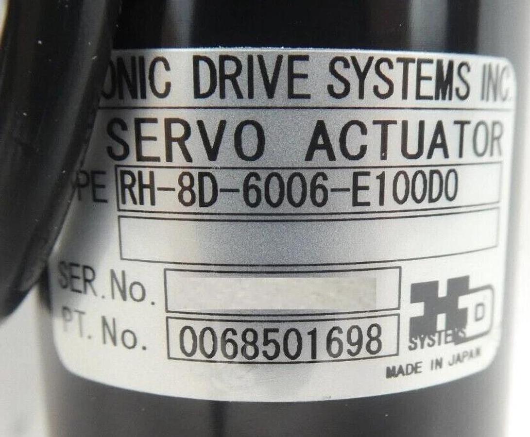 Used Harmonic Drive Systems 0068501698 Actuator RH-8D-6006-E100D0 Nikon NSR Working