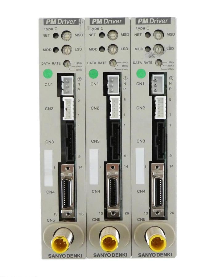 Used Sanyo Denki 1029-118060-0 PM Driver AMAT 0190-76051 Lot of 3 Working