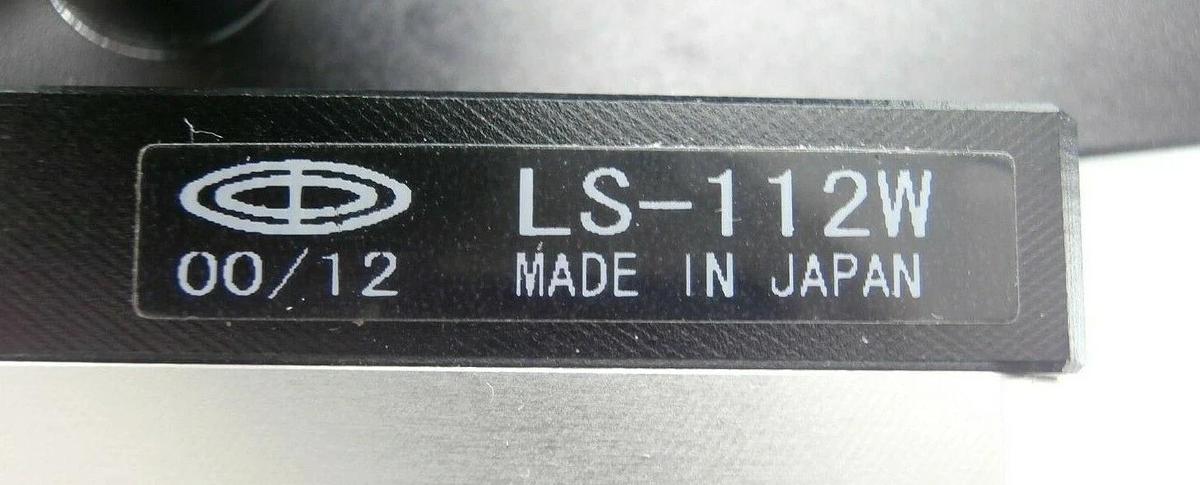Used Chuo Precision Industrial X-Axis Manual Stage Assembly LS-112W LS-912W LV-612