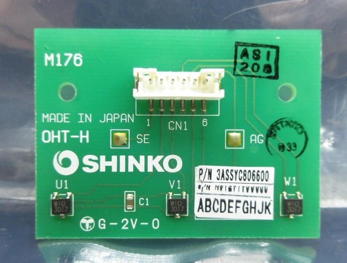 Used Shinko 3ASSYC806600 Interface Board PCB M176 Asyst VHT5-1-1 OHV Used Working