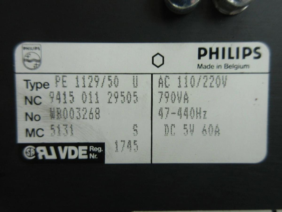 Used Philips 9415 011 29505 Power Supply PCB Card ASML 4022.418.1581 PAS Used Working