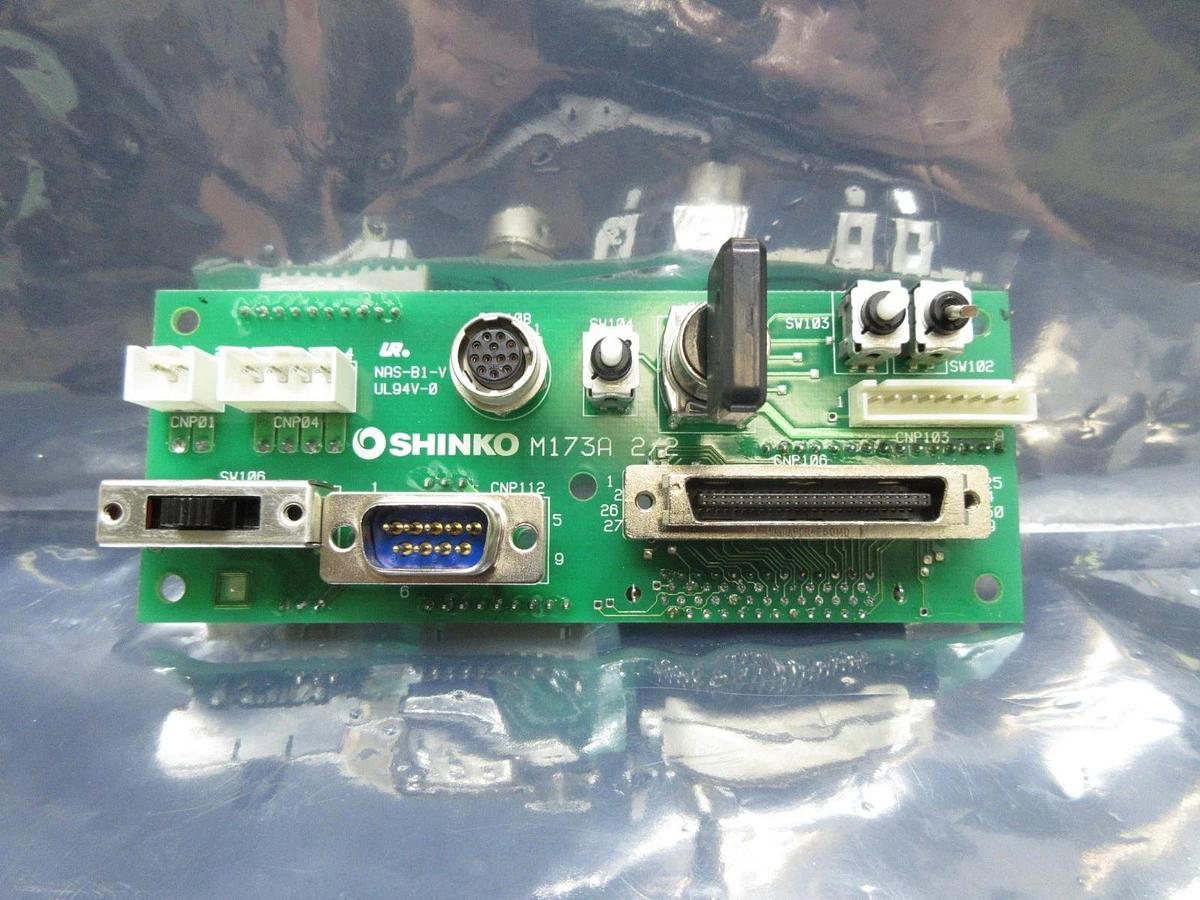 Used Shinko 3ASSYC80630 Operator Interface PCB with Key M173A 2/2 Asyst VHT5-1-1 Used