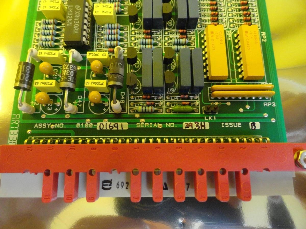 Used AMAT Applied Materials 0100-01691 Gas Interlock 10 Torr SDS PCB Card Used