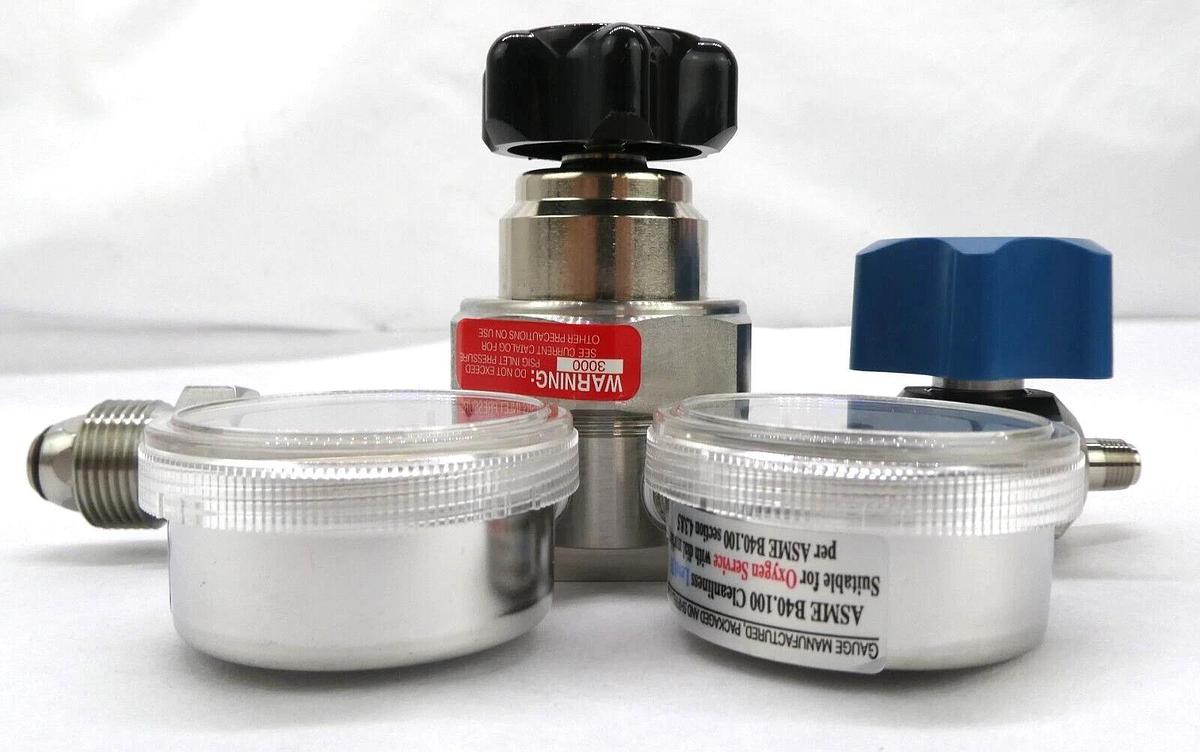 Matheson MREG-0975-XX High Purity Regulator SP-1387-580 Lot of 2 New Surplus