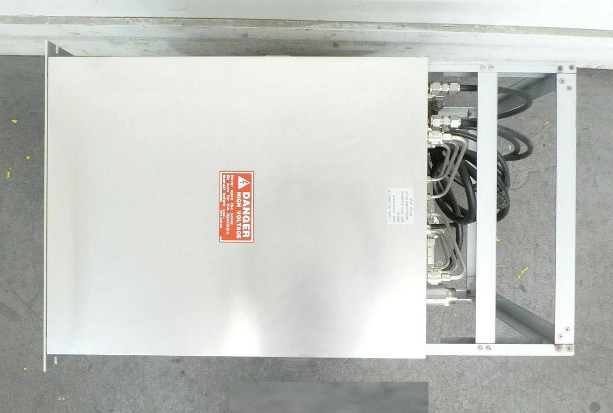 Used Nihon Koshuha HFS-450-020-H1 2kW RF Generator Hitachi MU-712E Working Surplus