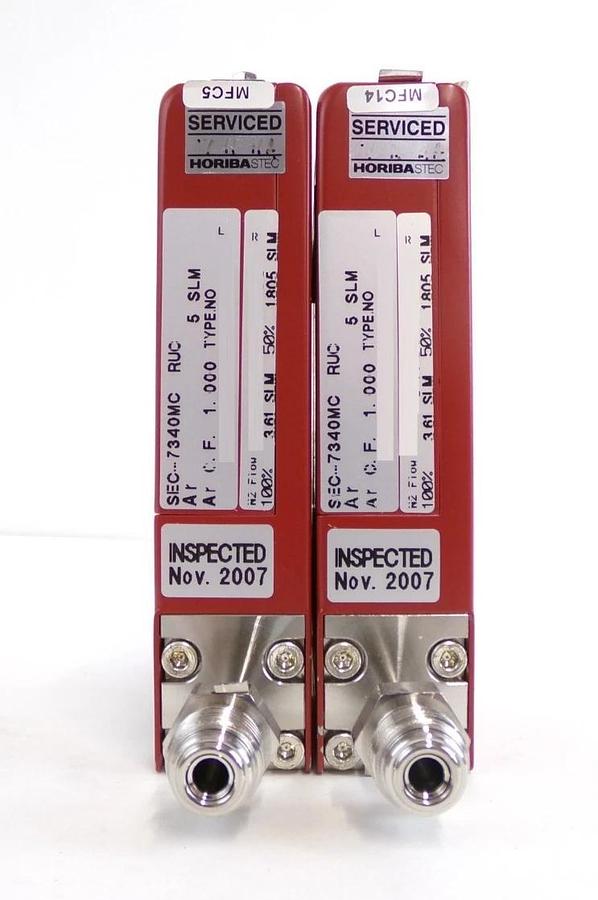 Used Horiba STEC SEC-7340M Mass Flow Controller MFC 5 SLM Reseller Lot of 5 Surplus