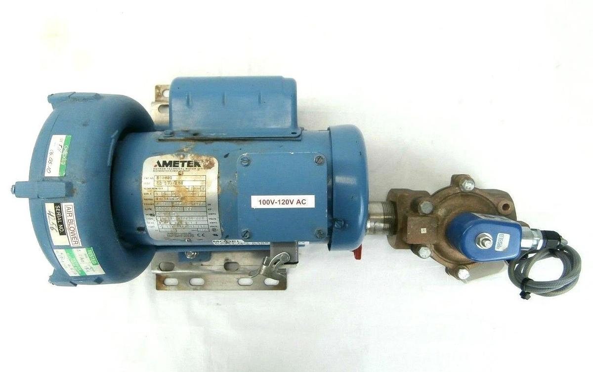 Used Ametek 038936 Air Blower Assembly DR101BX9M Alcon UACD8 Edwards TPU Working