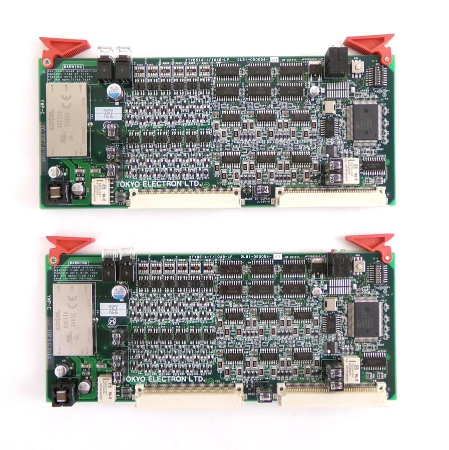 Used TEL Tokyo Electron 2L81-050054-V1 PCB Card TYB514-1/IO48-LF Lot of 4 Working