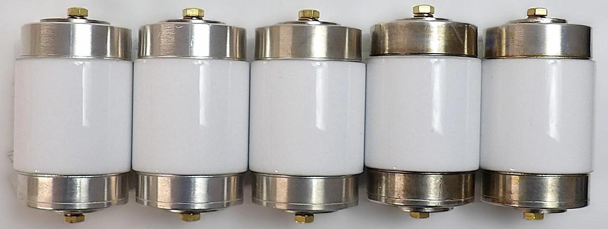 Used Meiden 12110017 12110035 Variable Vacuum Capacitor Lot of 5 Working