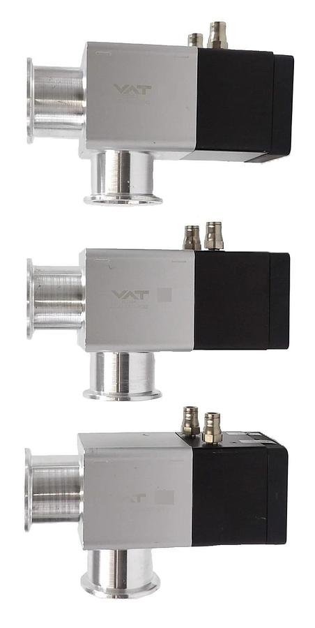 Used VAT 29032-KA11-ACA2 Pneumatic Angle Valve Reseller Lot of 3 Working Surplus