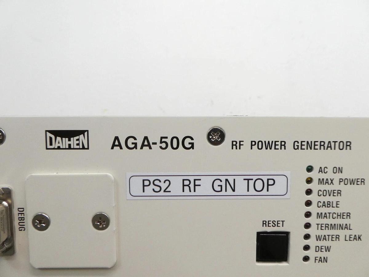 Used Daihen AGA-50G-V RF Power Generator TC03-C07-1309-V TEL 3D39-000005-V1 Working