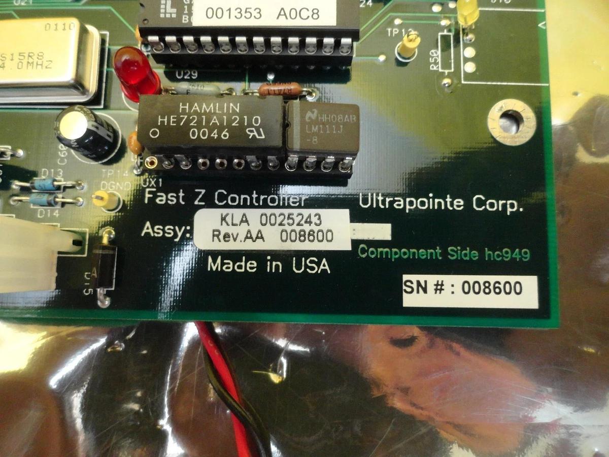 Used Ultrapointe 0025243 Fast Z Controller PCB Board KLA-Tencor CRS-3000 Used Working