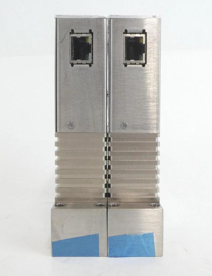 Used MKS Instruments P4B-33372 Mass Flow Controller MFC Reseller Lot of 2 Working