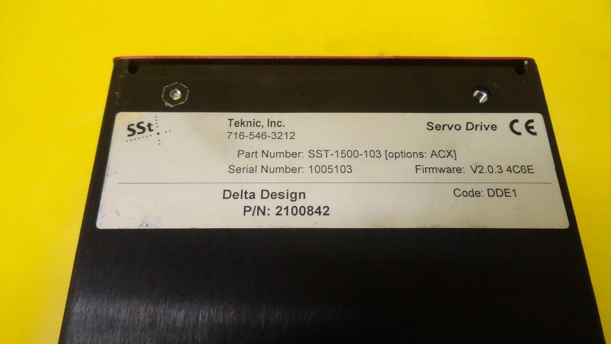 Used Teknic SST-1500-103 Servo Drive SSt ServoStepper V2.0.3 4C6E Used Working