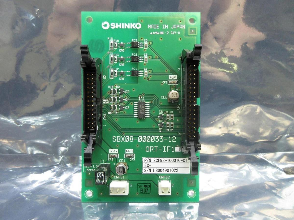 Used Shinko Electric SCE93-100010-C1 Interface Board PCB SBX08-000033-12 Used Working