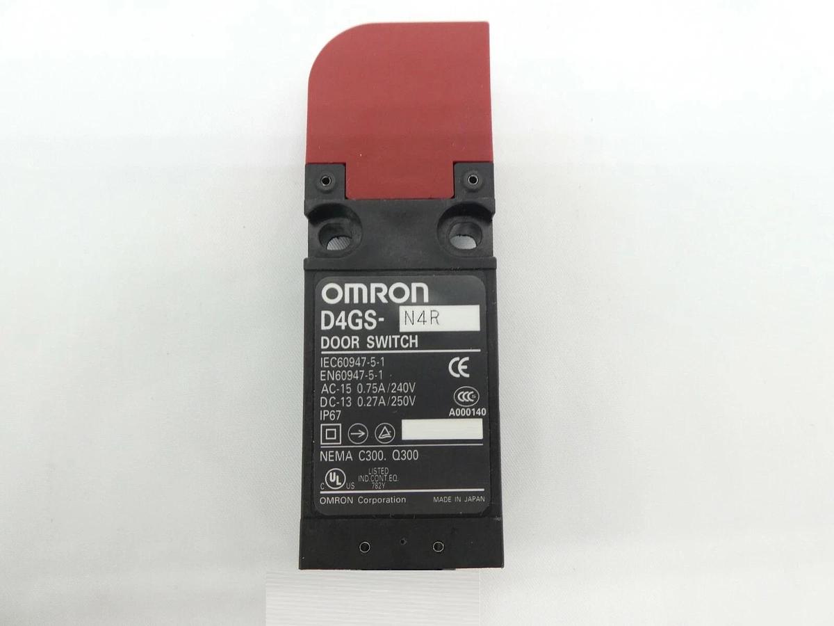 Used Omron D4GS Door Switch D4GS-N4R D4GS-N4T TEL Trias System Lot of 4 Working