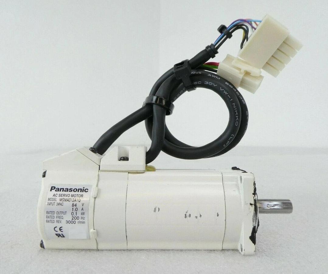 Used Panasonic MSMA012A1Q AC Servo Motor TEL Tokyo Electron Working Surplus