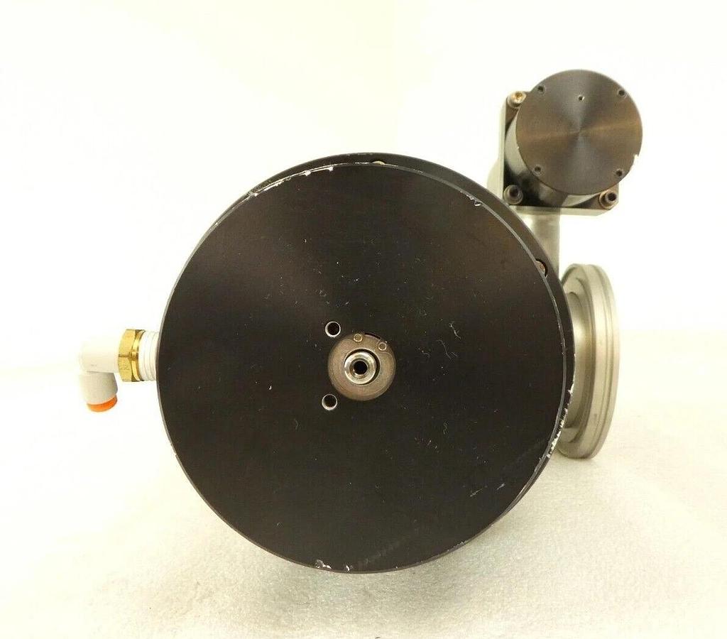Used MKS Instruments 99F0077 UHV Vacuum Isolation Angle Valve ISO80 ISO-K Working