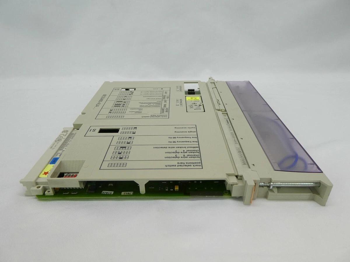 Used Siemens 6ES5460-4UA13 Analog Input PCB Card SIMATIC VP H9 Balzers Unaxis Working