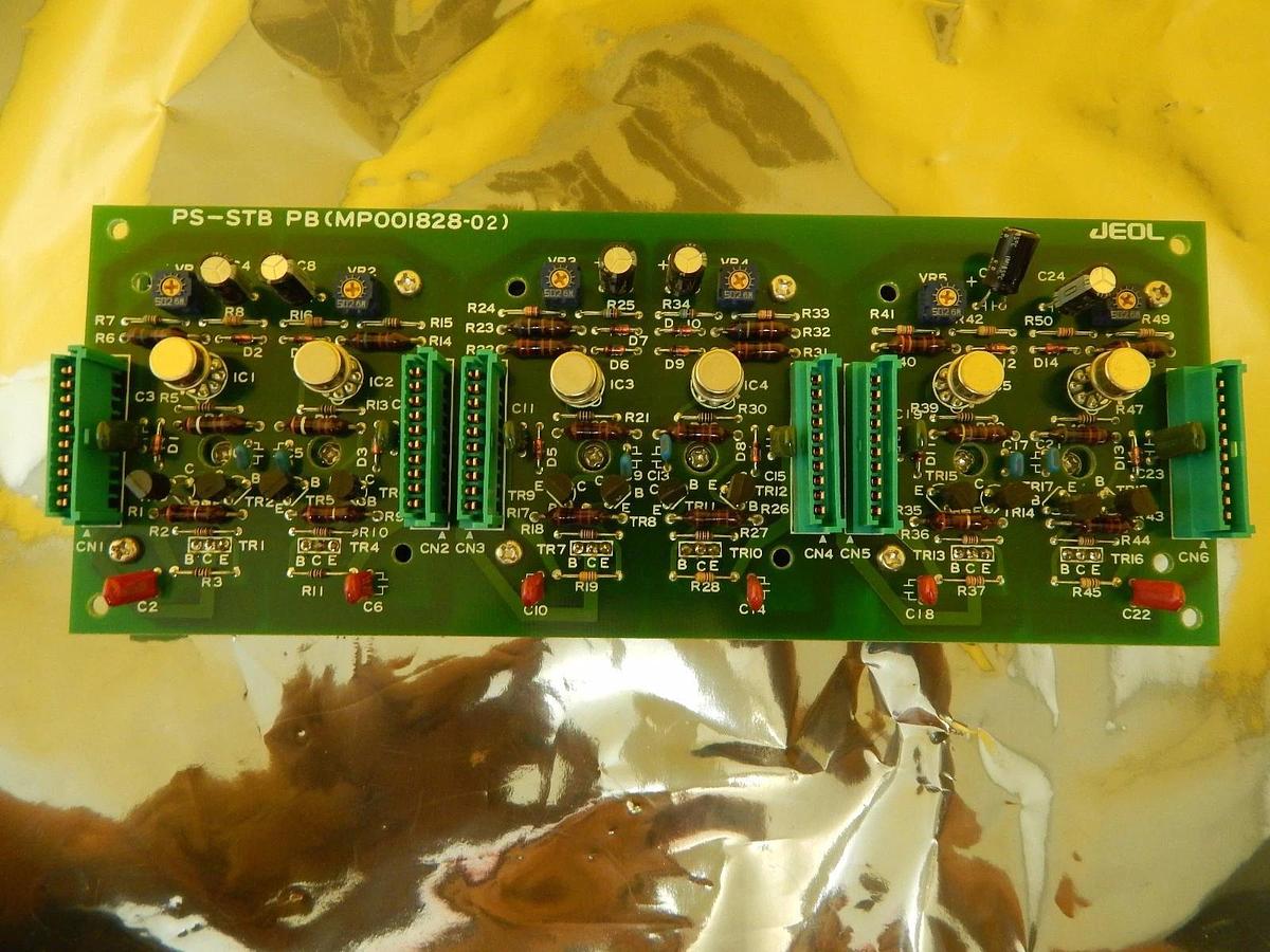 Used JEOL MP001828-02 PS-STB PB Power Supply Board PCB JEM-2010F TEM Used Working