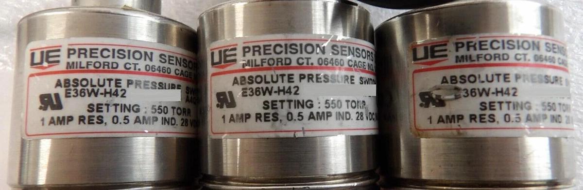 Used UE Precision Sensor Pressure Switch E36W-H420 E36W-H42 Lot of 5 Working
