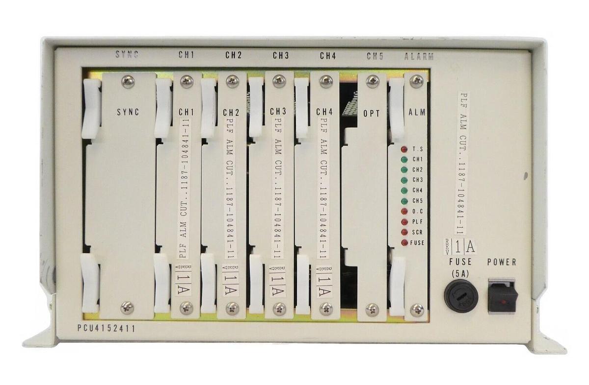 Used TEL Tokyo Electron PCU4152411 Controller PLF ALM CUT 1187-104841-11 Working