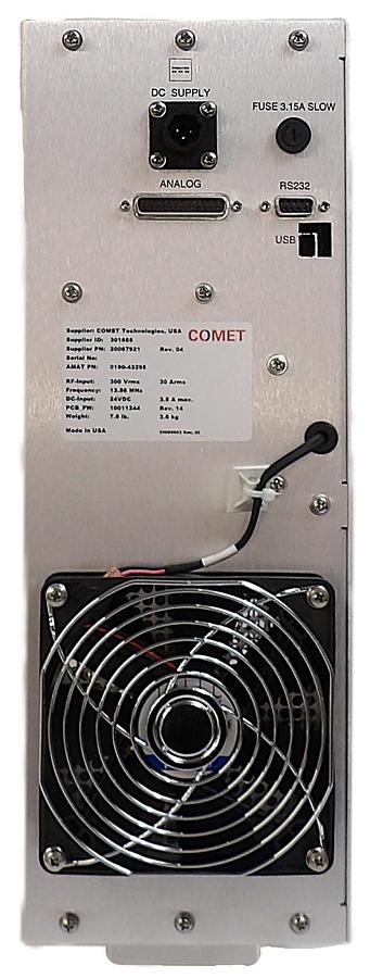 Used Comet Technologies 20067921 RF Match AMAT Applied Materials 0190-43295 Working