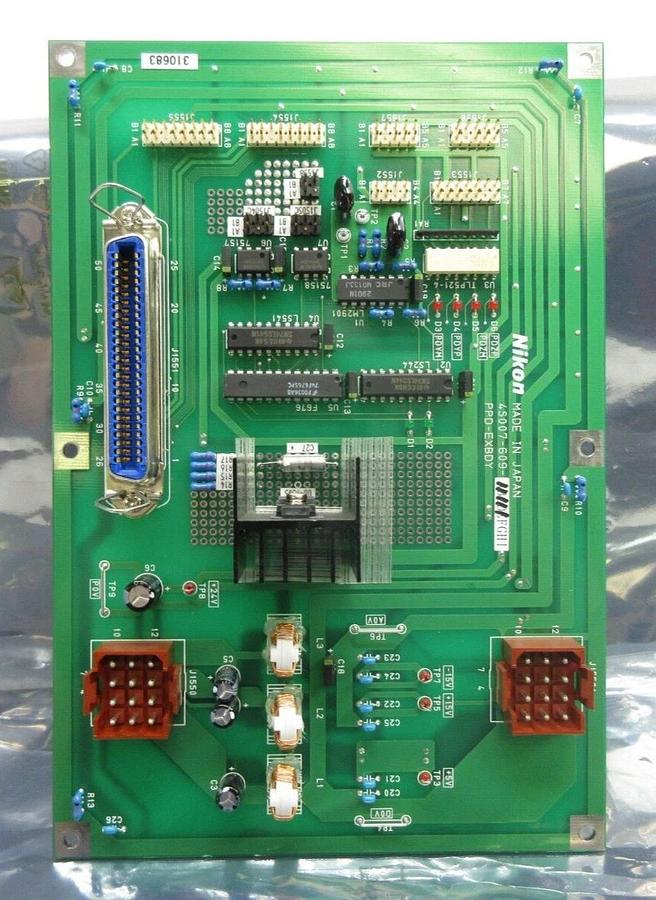 Used Nikon 4S007-609 Interface Connector Board PCB PPD-EXBDY NSR Series Working