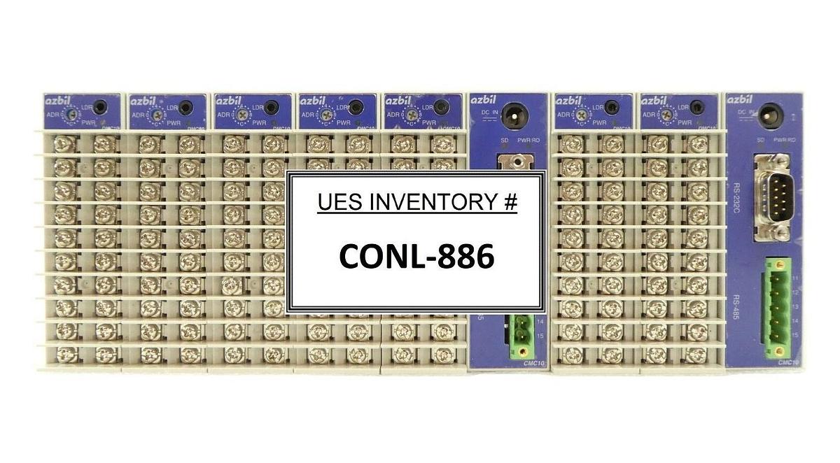 Used Azbil DMC10 Distributed Multi-channel Controller PLC CMC10L001A000 Working